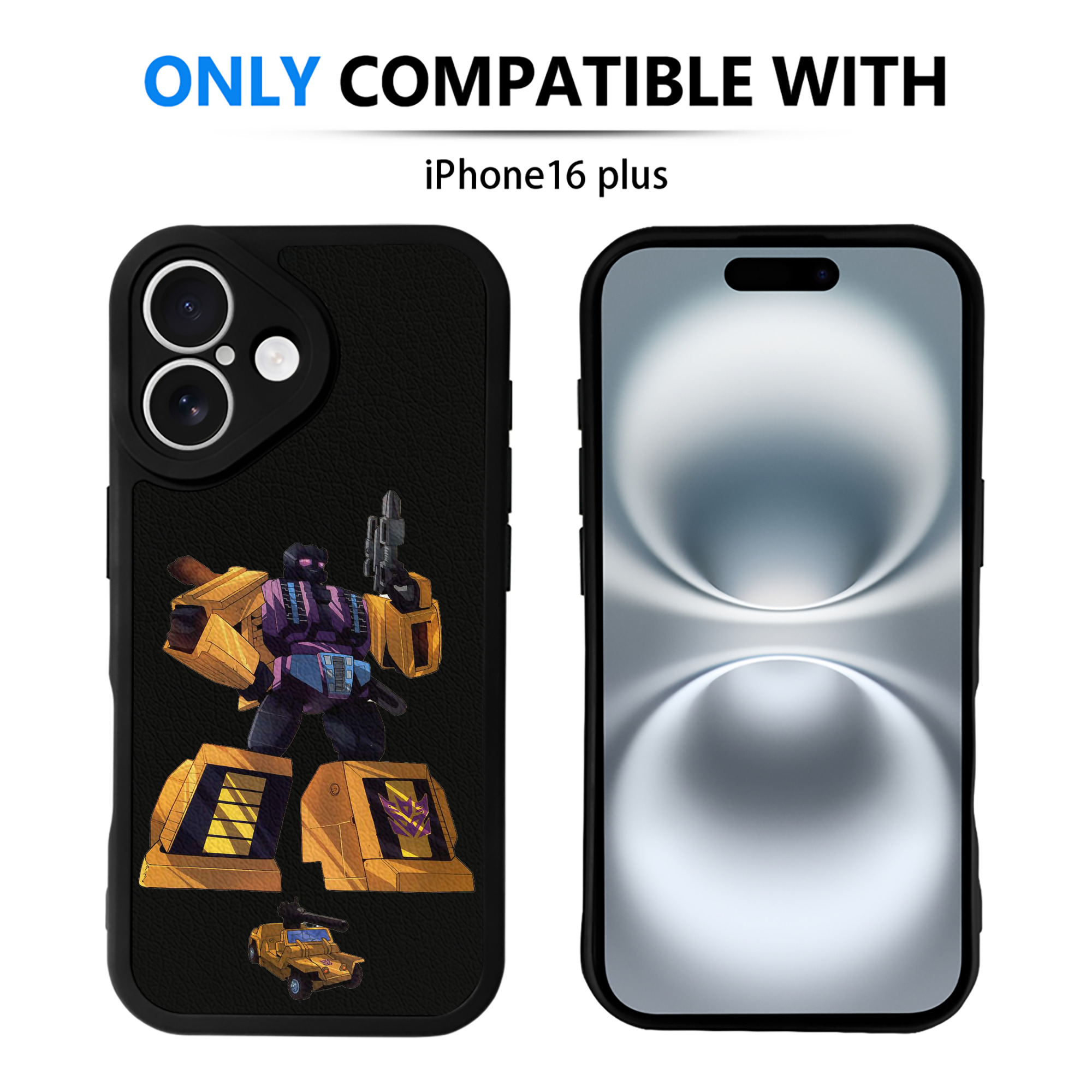 （画像用）  【iPhone 16シリーズ対応】シリコンスマホケース（レザー調） 材質：シリコン
